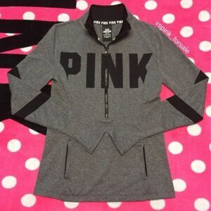 SOLD Victoria's Secret PINK XS Ultimate Deep Zip Pullover NWT Athletic